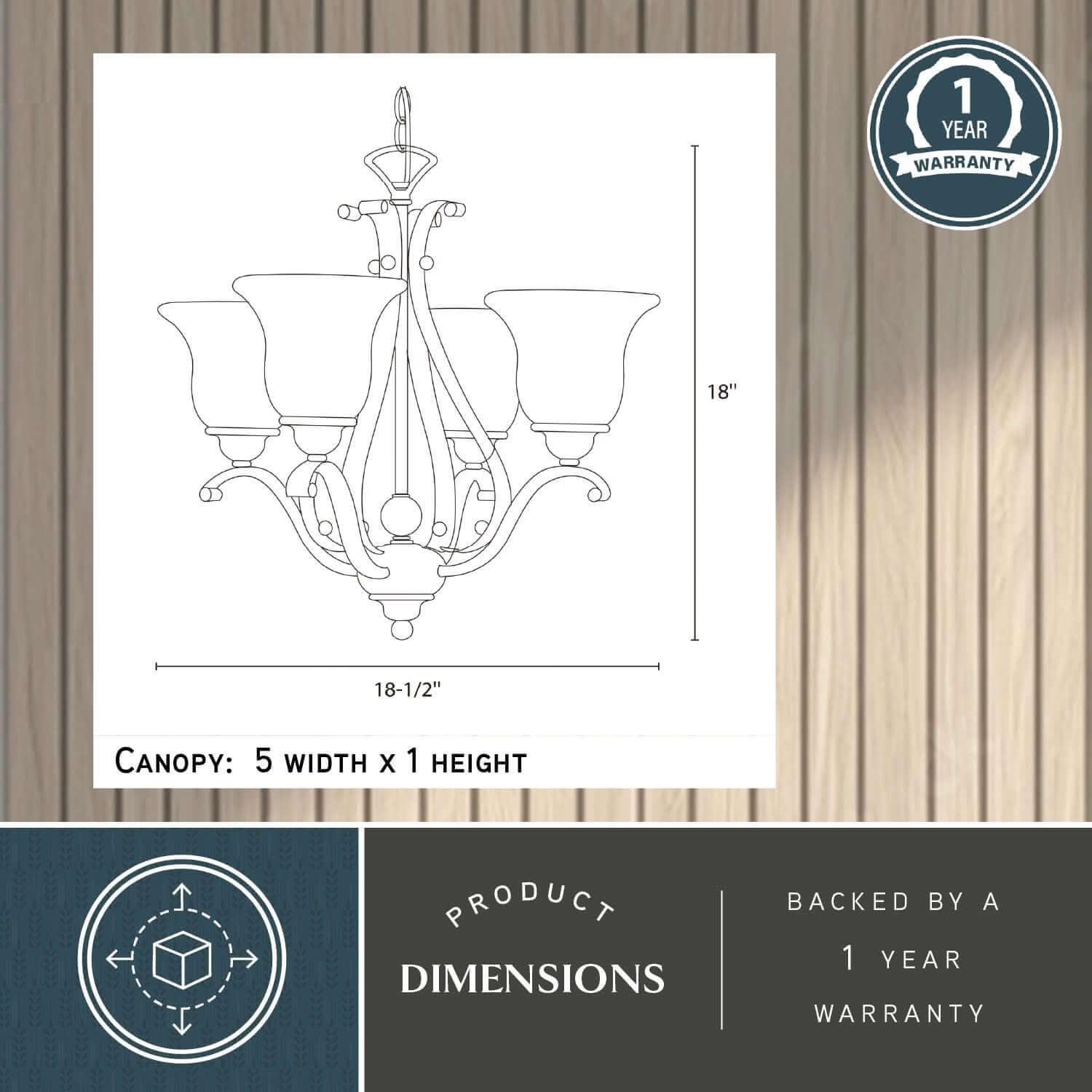 Monrovia 4-Light Mini Chandelier