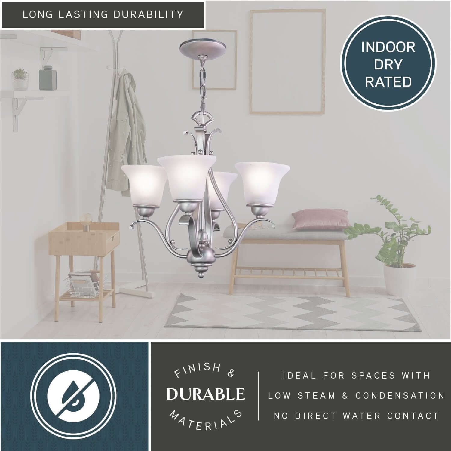 Monrovia 4-Light Mini Chandelier