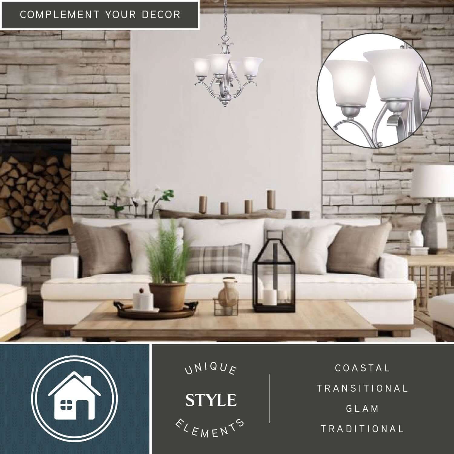 Monrovia 4-Light Mini Chandelier