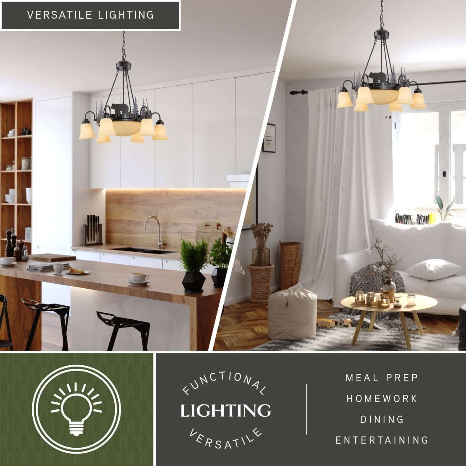 Bozeman 9-Light Chandelier