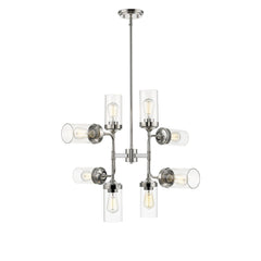 Calliope 8 Light Chandelier Polished Nickel