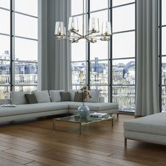 Callista 8 Light Chandelier Polished Nickel