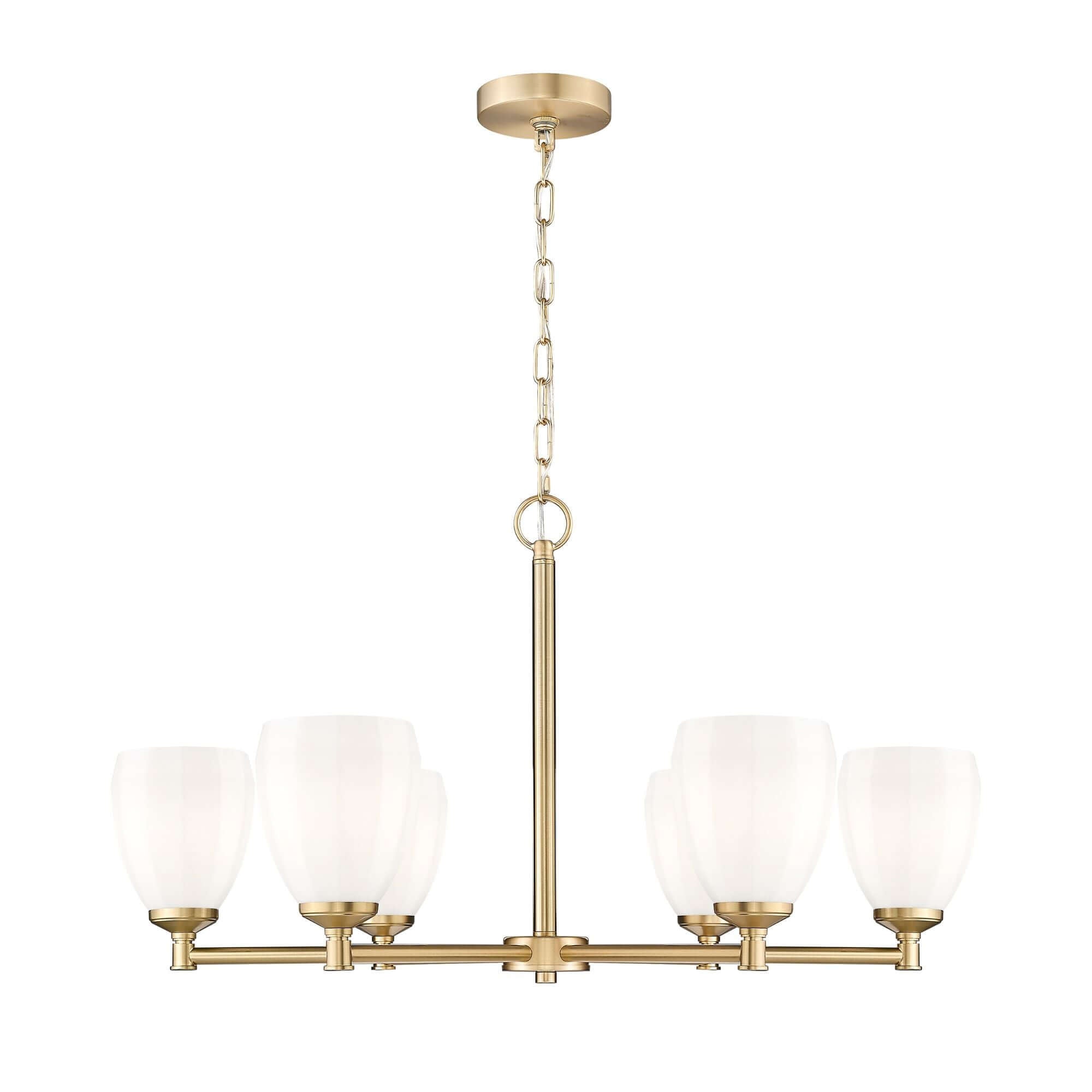 Oren 6 Light Chandelier Modern Gold