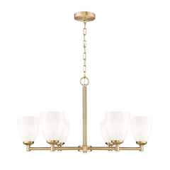 Oren 6 Light Chandelier Modern Gold