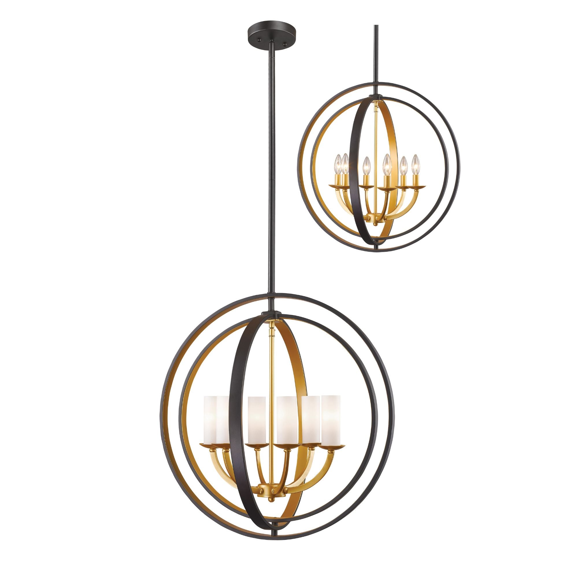 Ashling 6 Light Chandelier Bronze Gold