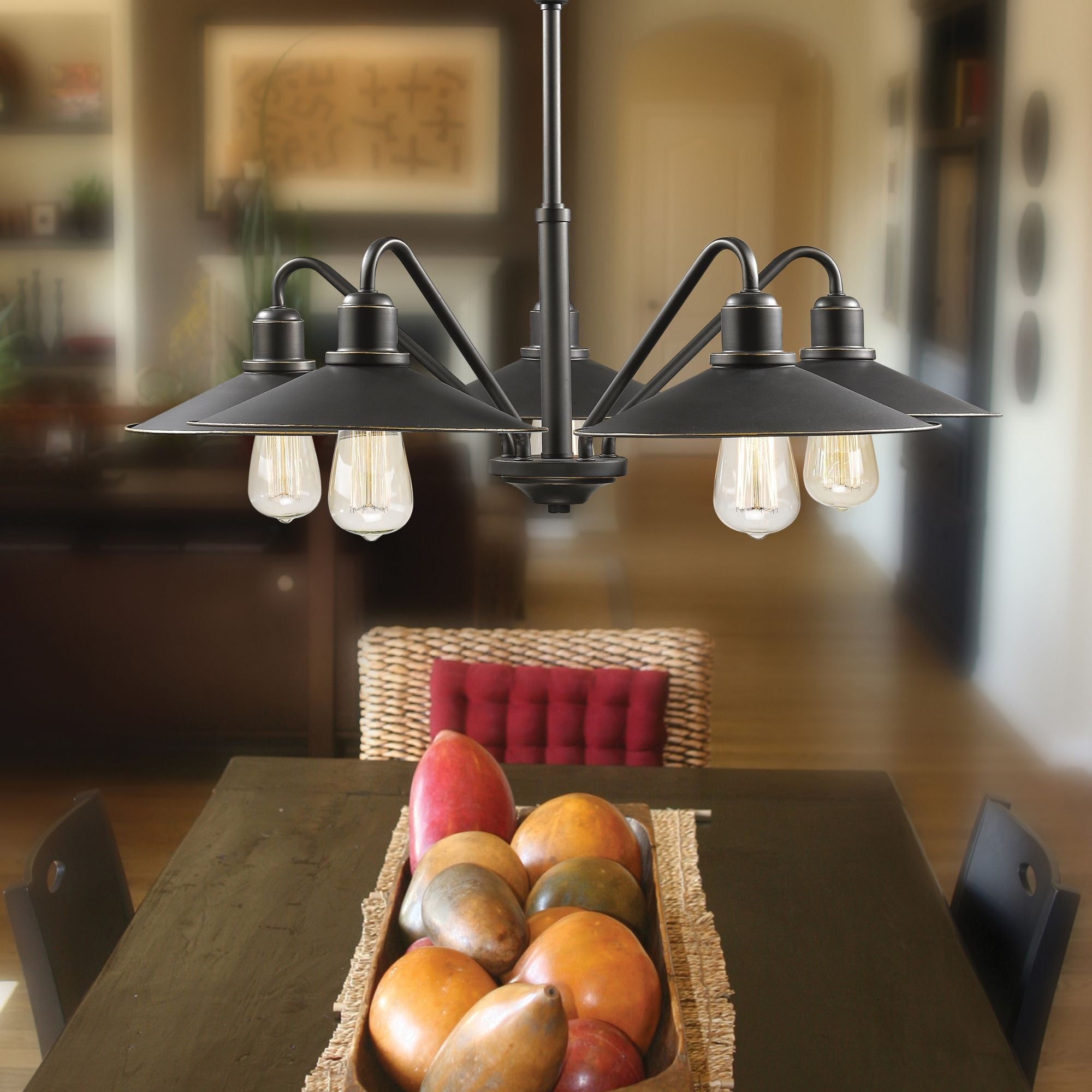 Casa 5 Light Chandelier Olde Bronze