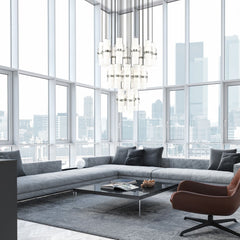 Cayden 27 Light Chandelier Brushed Nickel