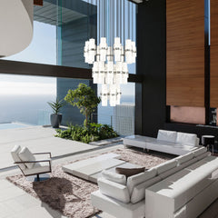 Cayden 27 Light Chandelier Brushed Nickel