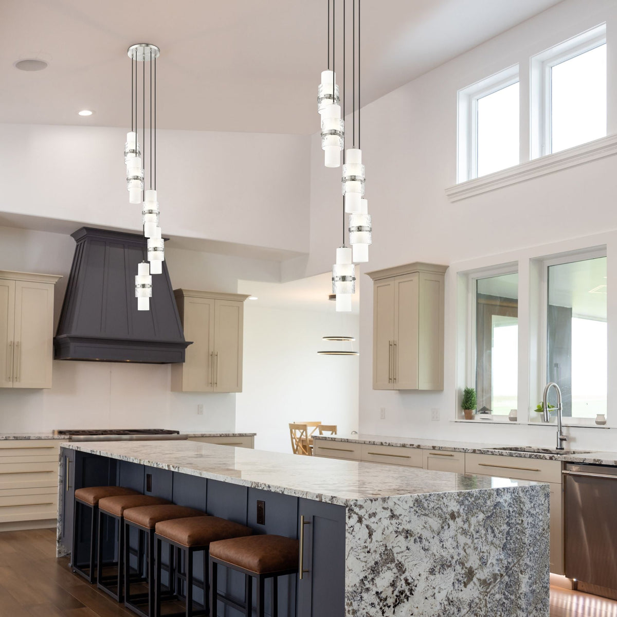 Cayden 5 Light Chandelier Brushed Nickel
