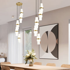 Cayden 5 Light Chandelier Modern Gold