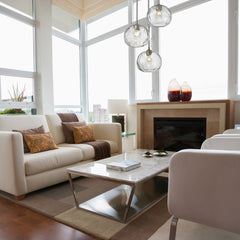 Chloe 3 Light Chandelier Brushed Nickel