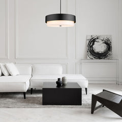 Counterpoint 6 Light Chandelier Matte Black