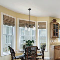 Delaney 3 Light Chandelier Matte Black