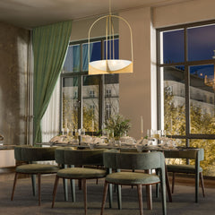 Devon 6 Light Chandelier Modern Gold