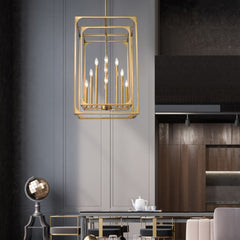 Easton 12 Light Chandelier Rubbed Brass