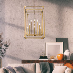 Easton 12 Light Chandelier Rubbed Brass