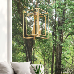 Easton 8 Light Chandelier Rubbed Brass