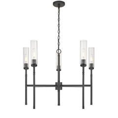 Esme 5 Light Chandelier Matte Black