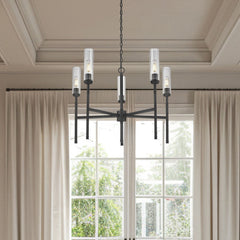 Esme 5 Light Chandelier Matte Black