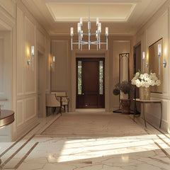 Esme 9 Light Chandelier Brushed Nickel