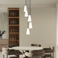 Farrell 5 Light Chandelier Matte Black