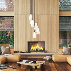 Farrell 7 Light Chandelier Matte Black