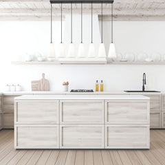 Farrell 7 Light Linear Chandelier Matte Black