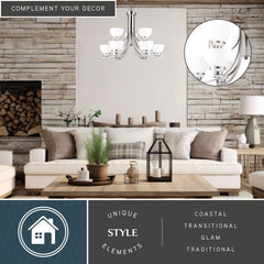 Metropolis 9-Light Chandelier
