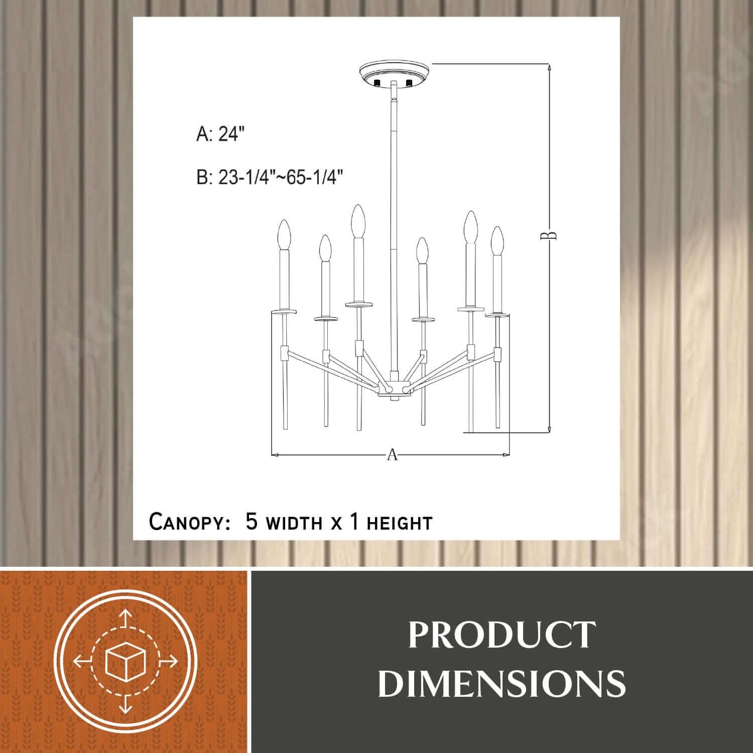 Kedzie 6-Light Chandelier