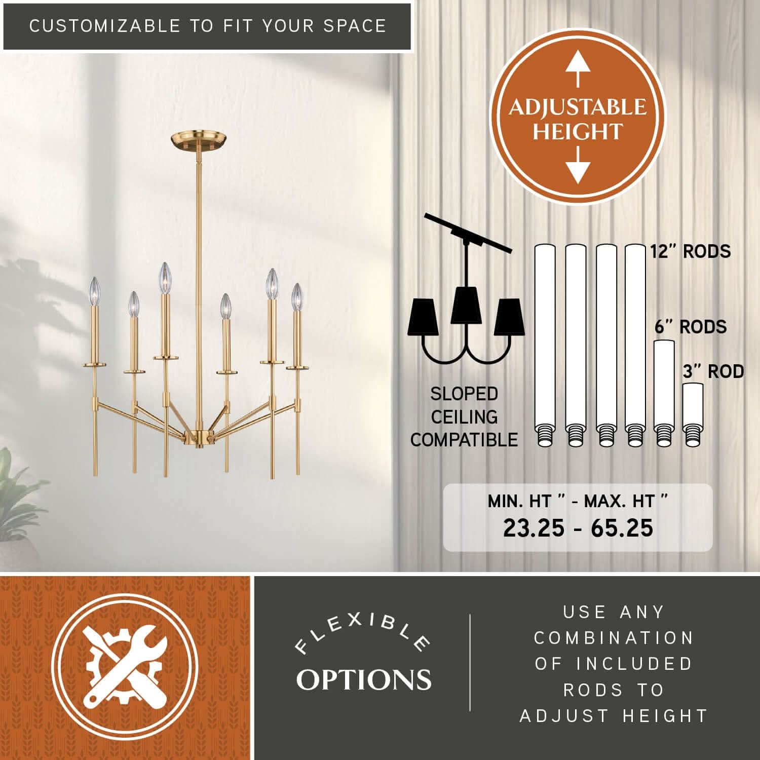 Kedzie 6-Light Chandelier