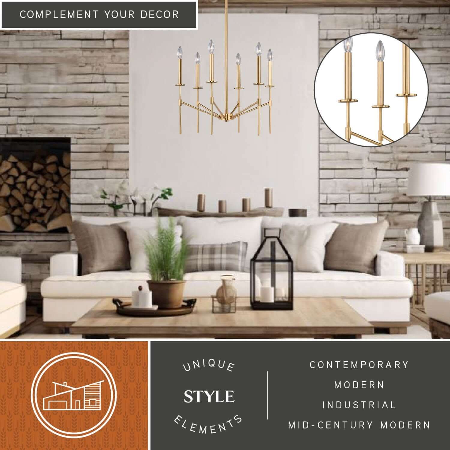 Kedzie 6-Light Chandelier