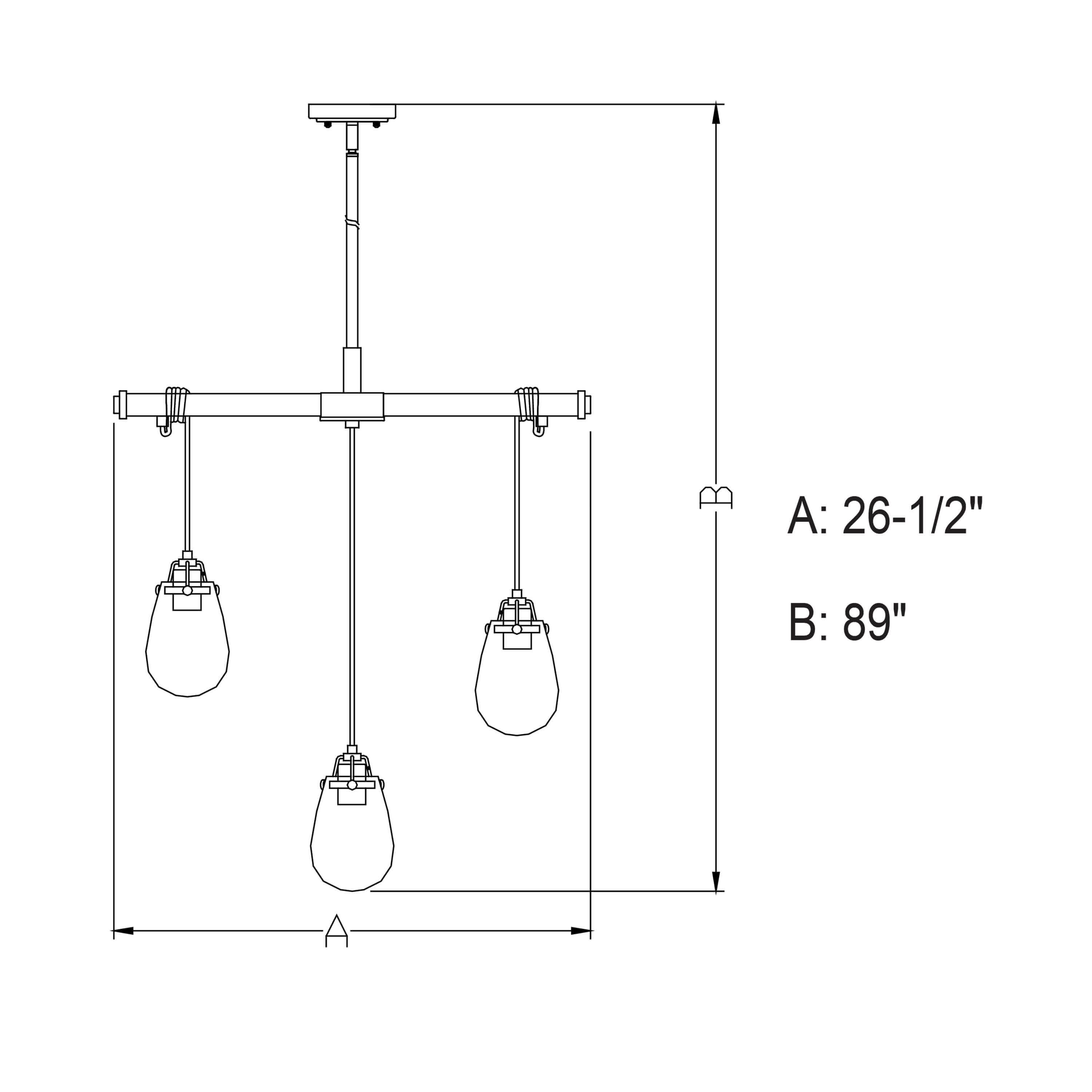 Kassidy 5-Light Adjustable Chandelier