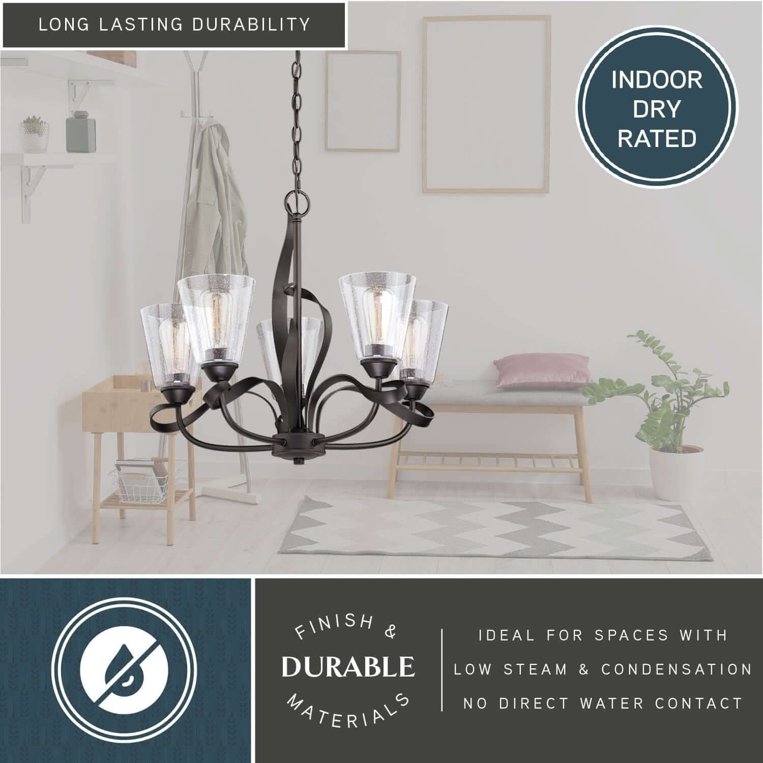 Cinta 5-Light Chandelier