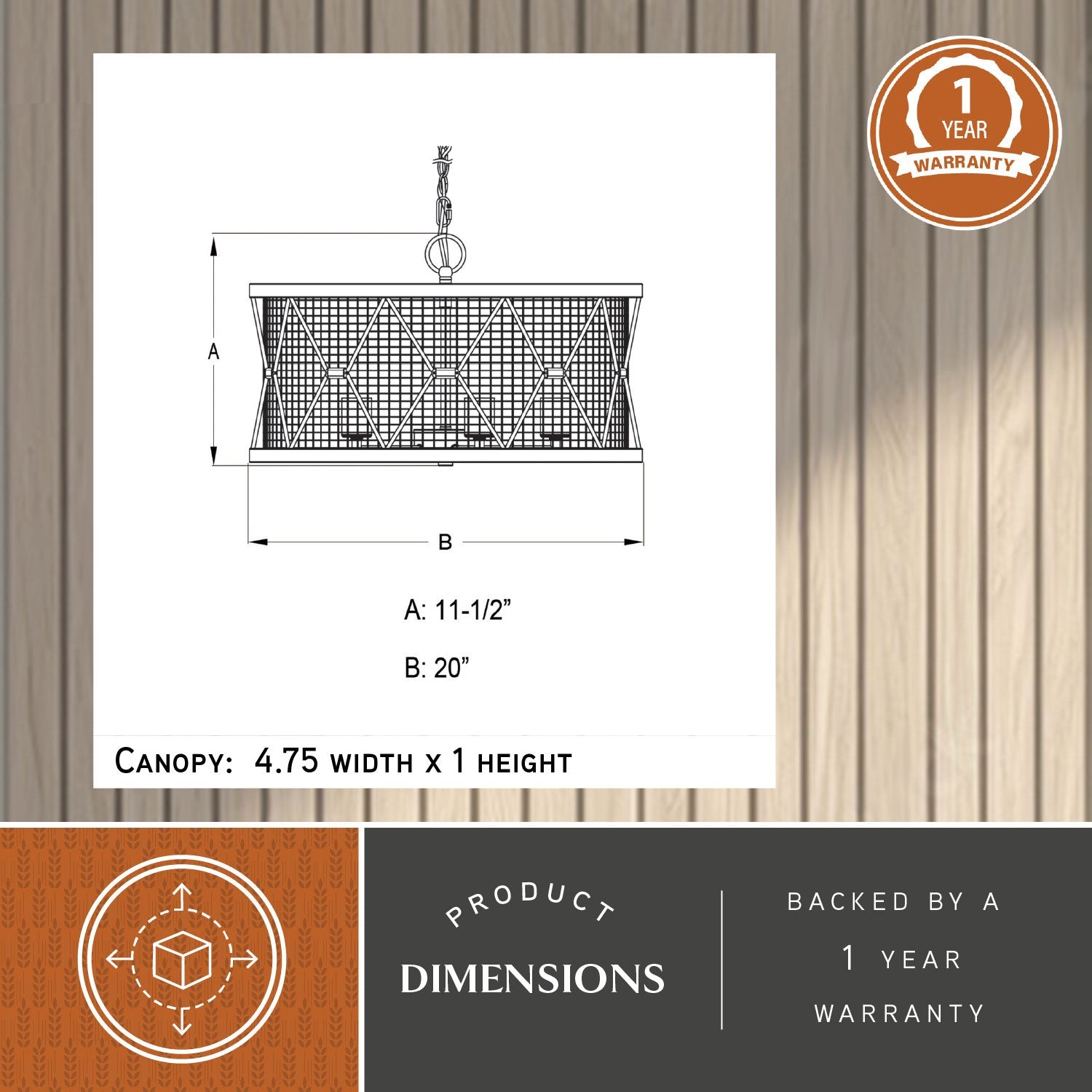 Bremerton 5-Light Chandelier
