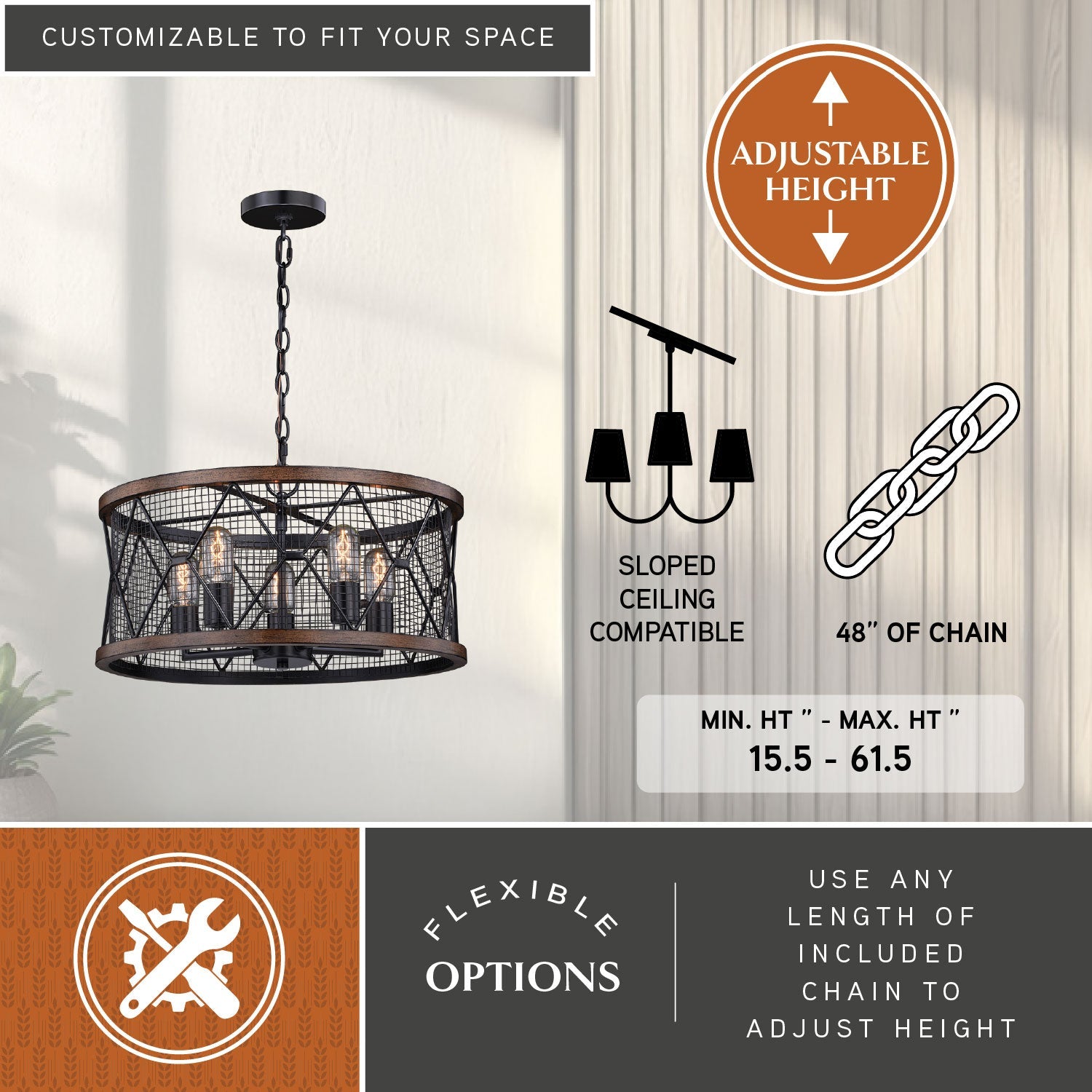 Bremerton 5-Light Chandelier