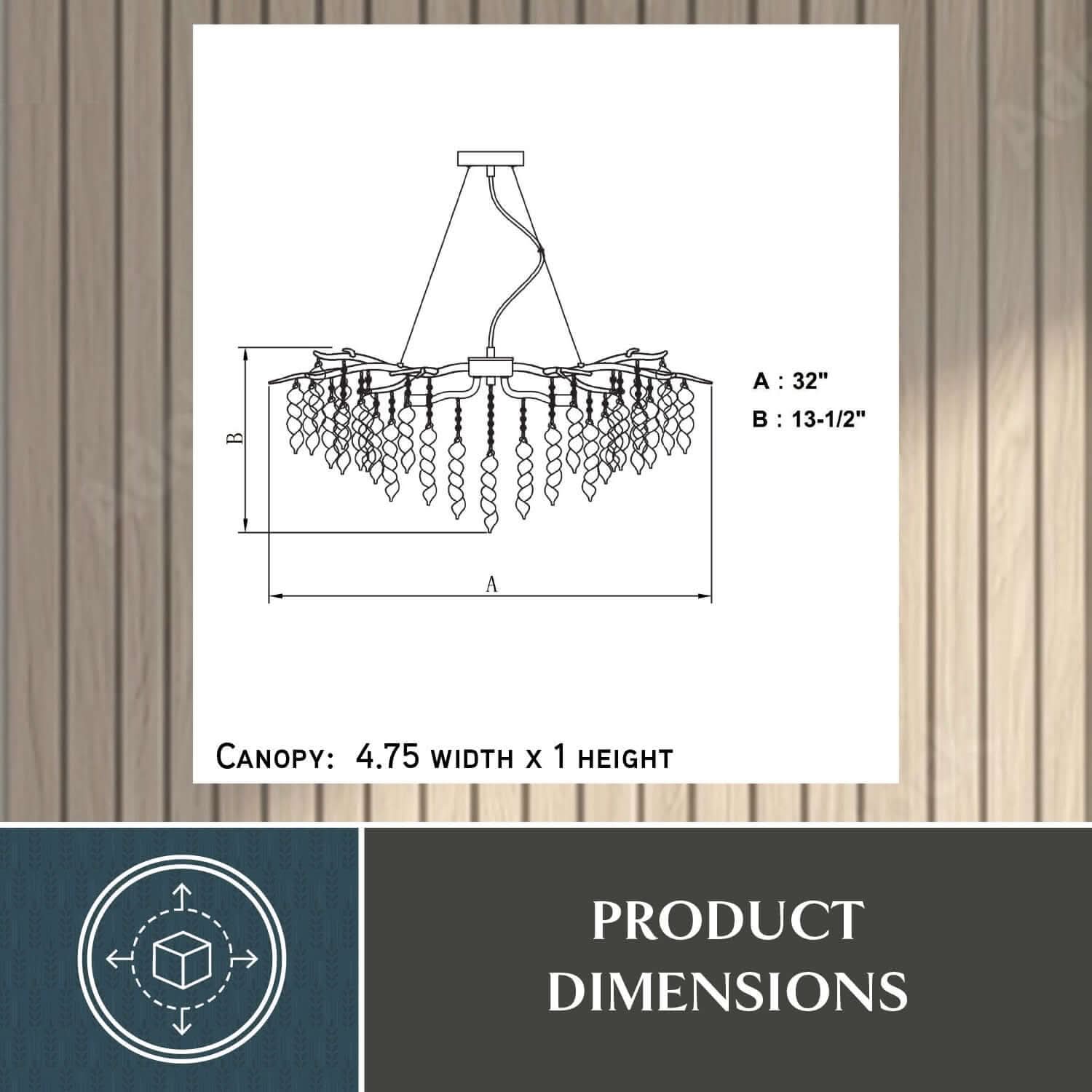 Rainier 5-Light Chandelier