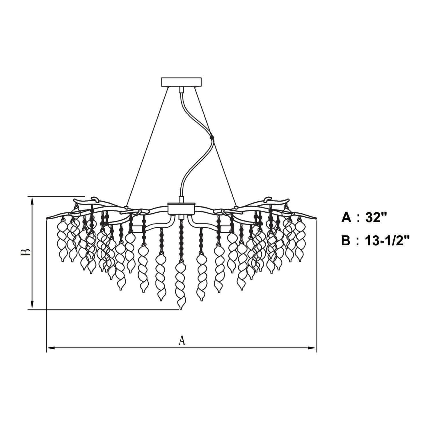 Rainier 5-Light Chandelier