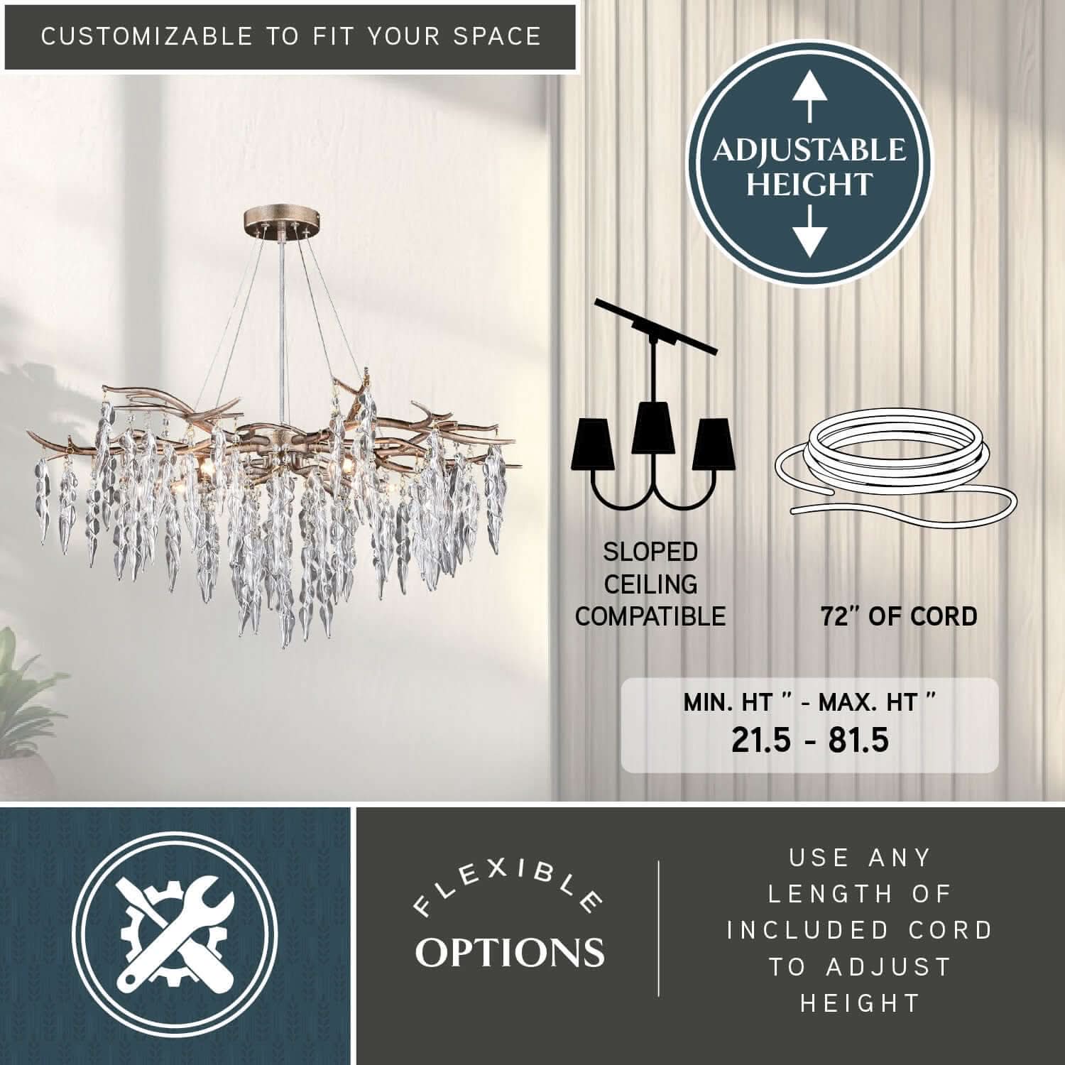 Rainier 5-Light Chandelier