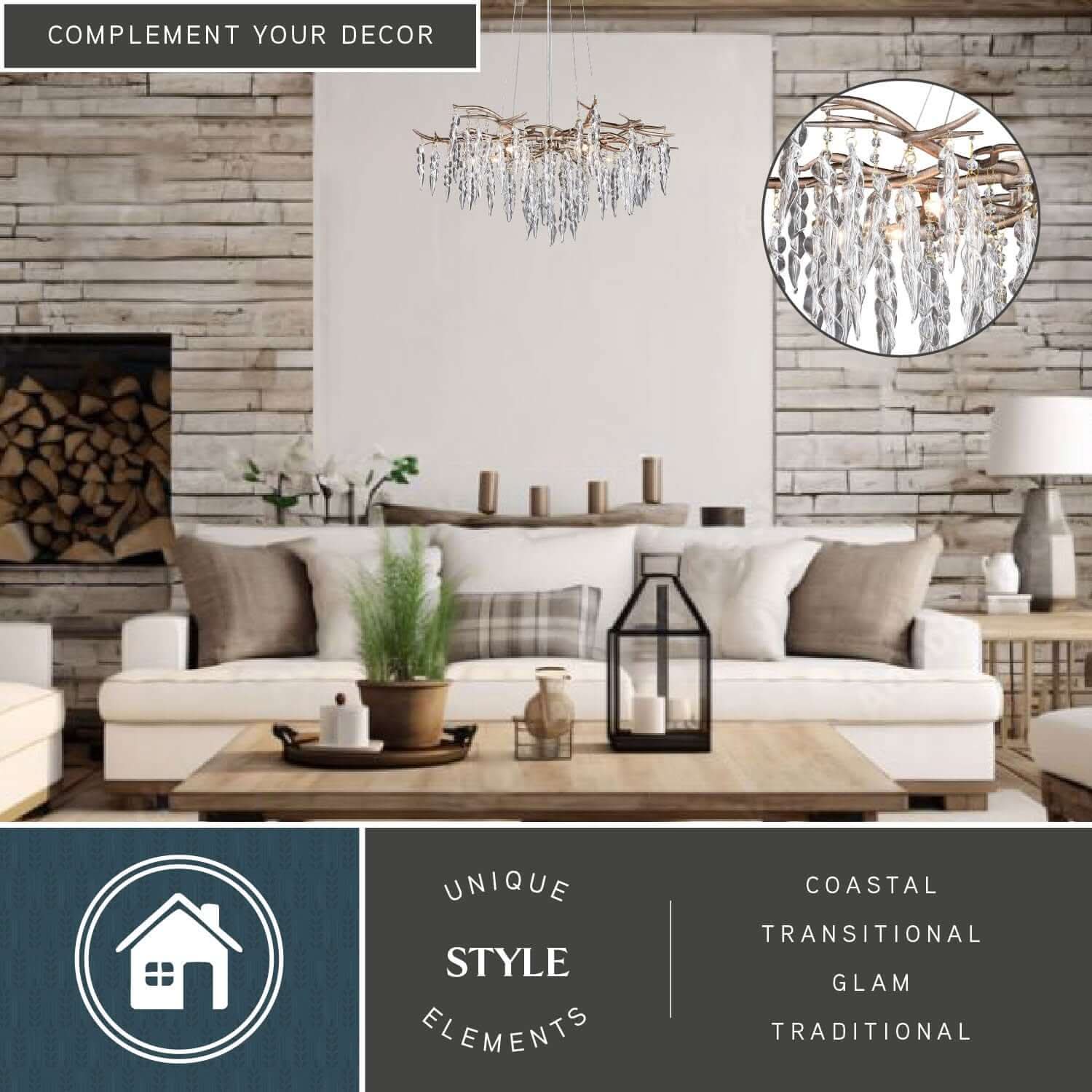Rainier 5-Light Chandelier