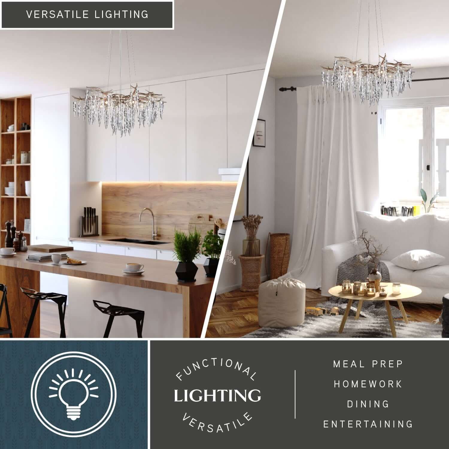 Rainier 5-Light Chandelier