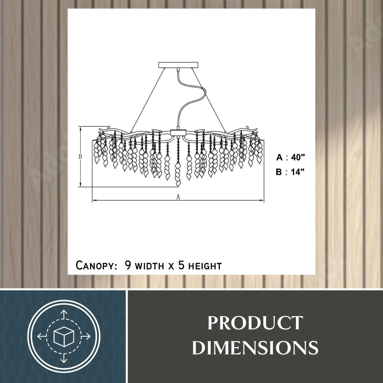 Rainier 6-Light Linear Chandelier