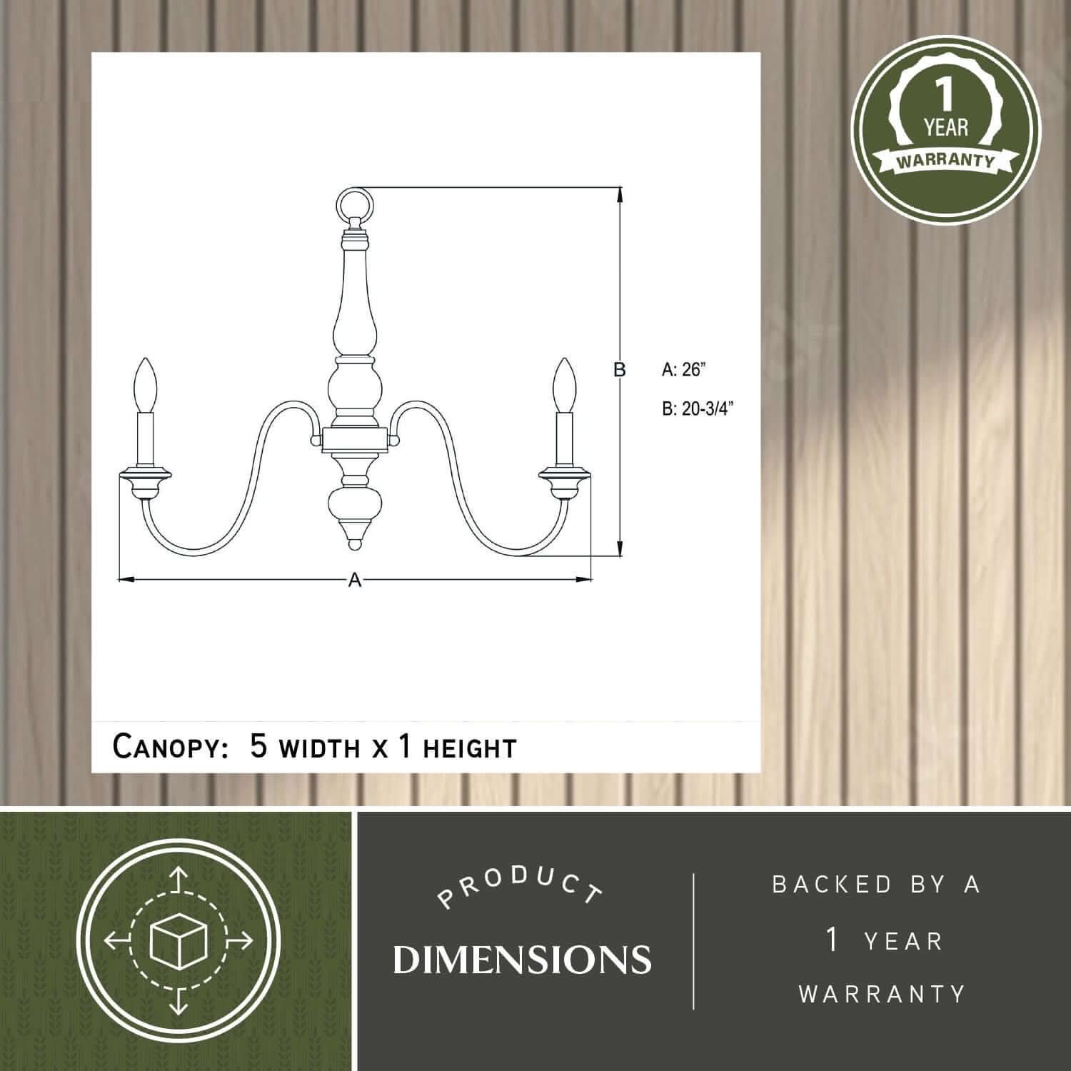 Georgetown 6-Light Chandelier