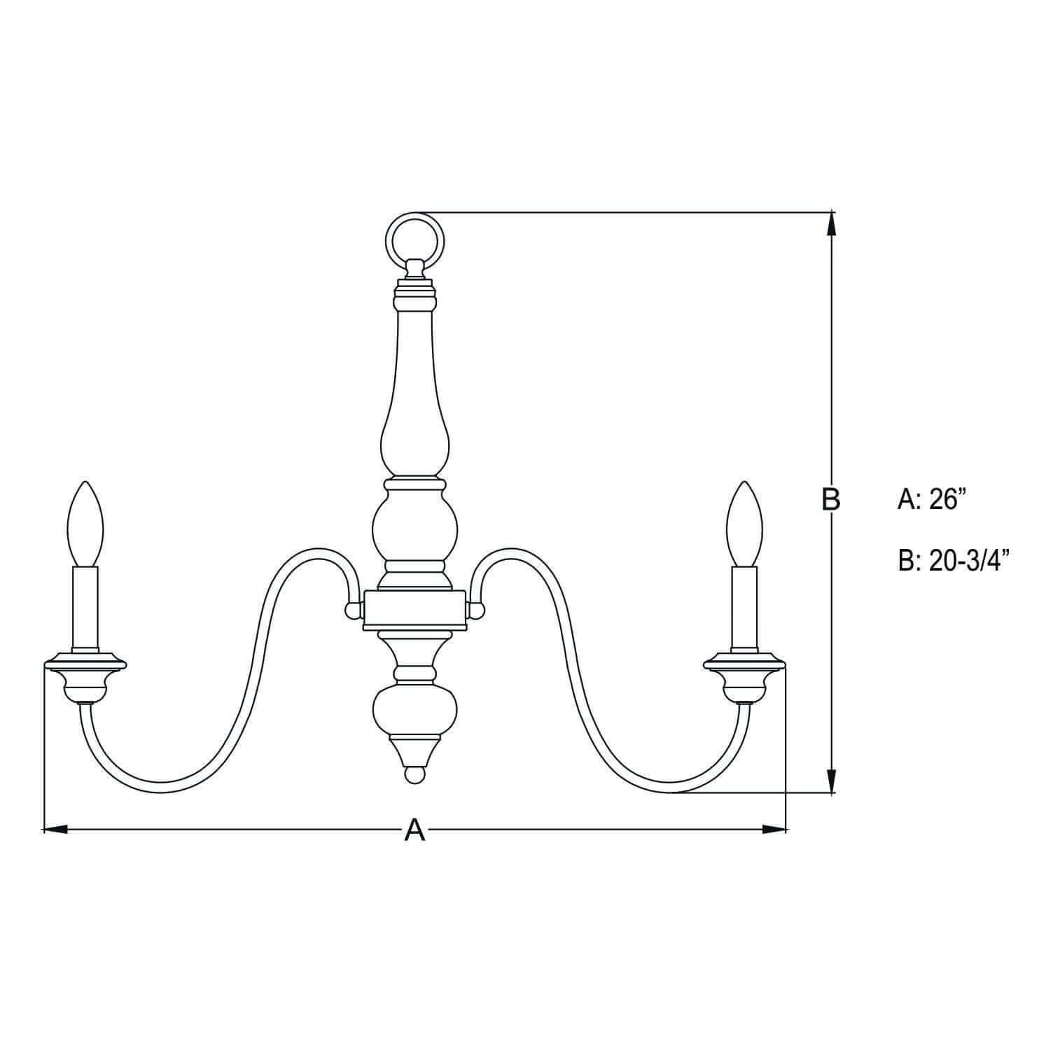 Georgetown 6-Light Chandelier