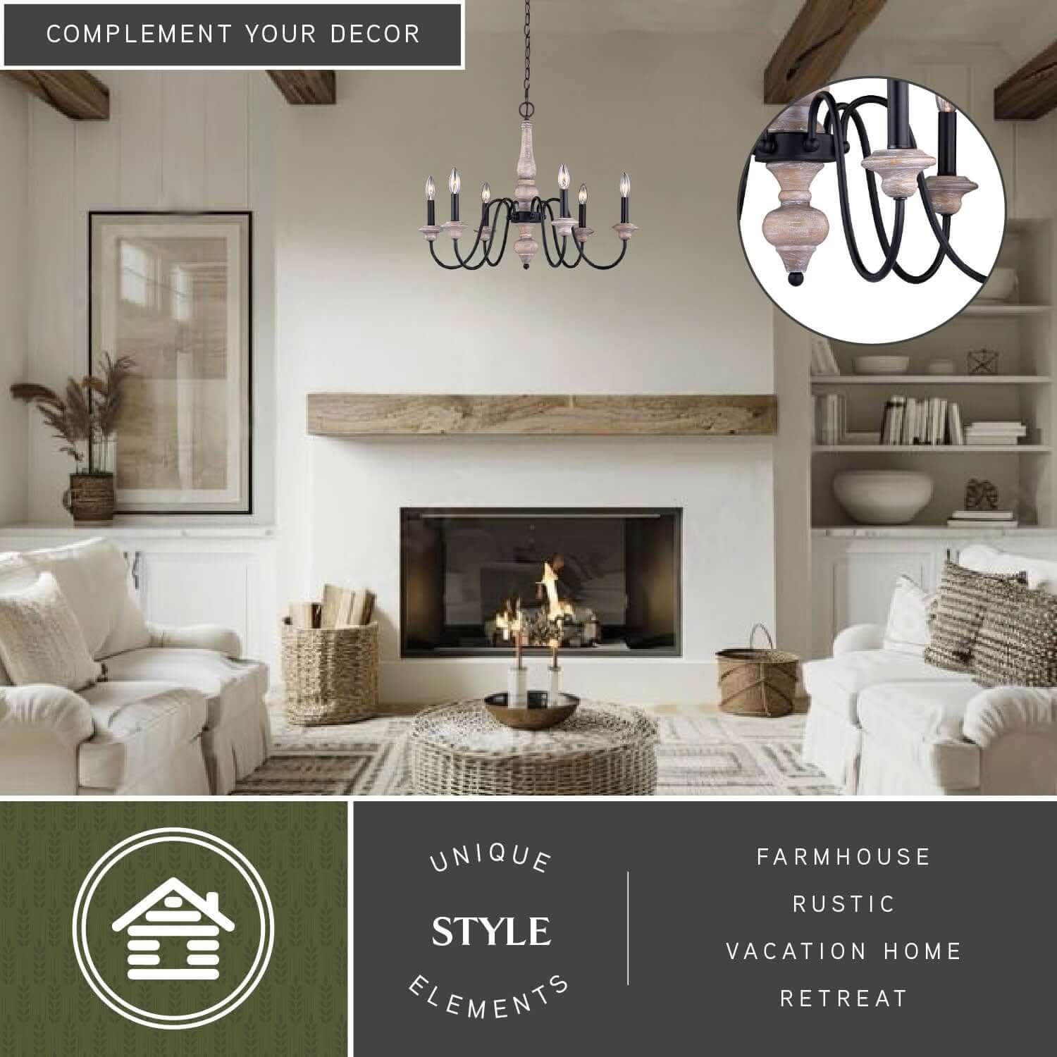 Georgetown 6-Light Chandelier