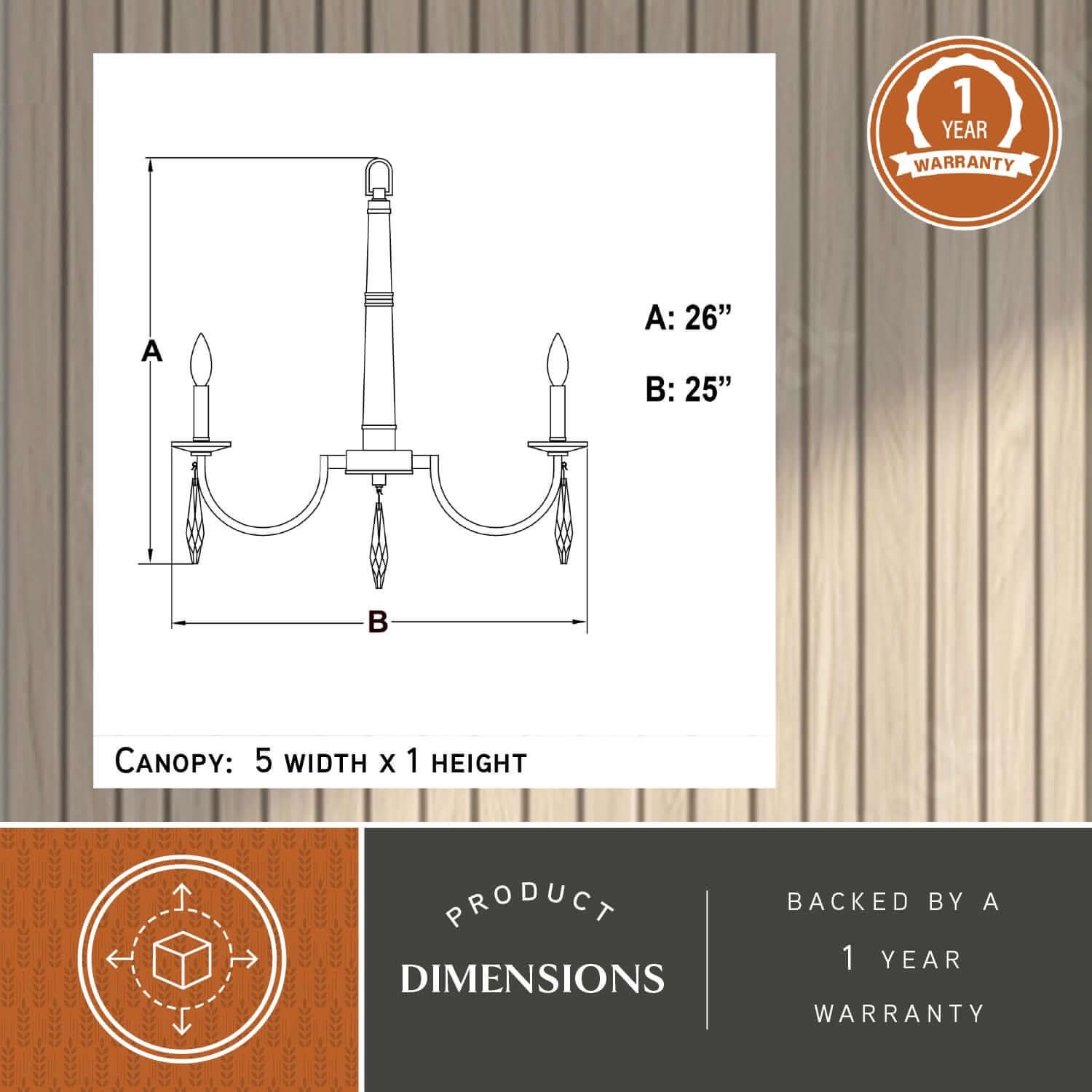 Hoyne 5-Light Chandelier