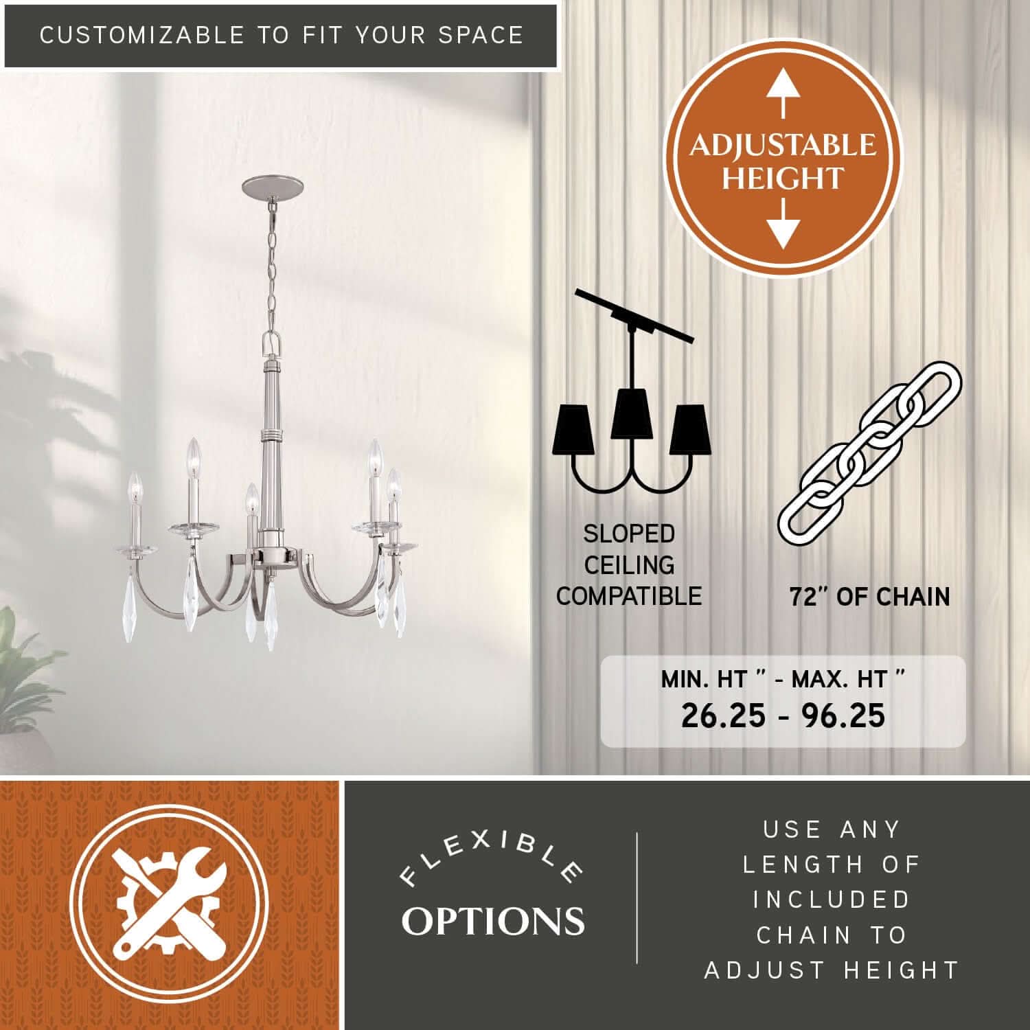 Hoyne 5-Light Chandelier