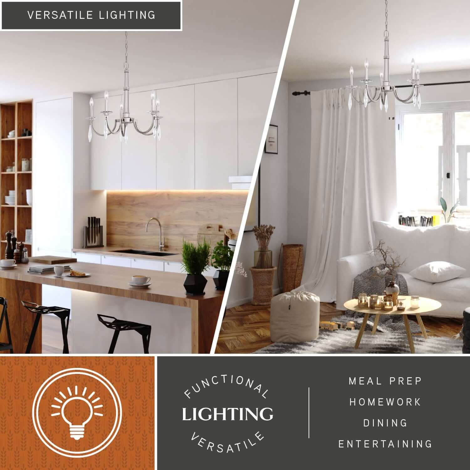 Hoyne 5-Light Chandelier