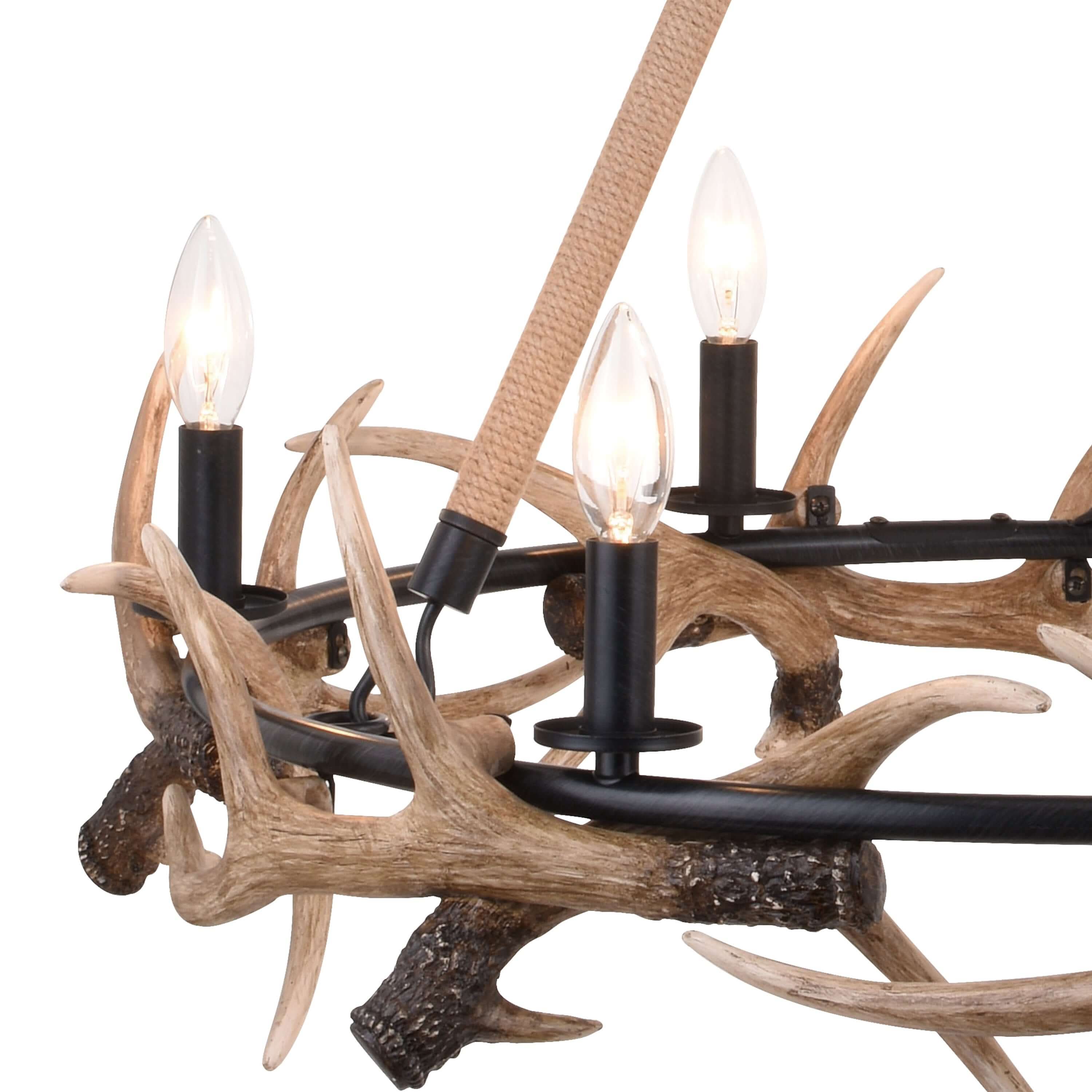 Breckenridge 6-Light Antler Chandelier