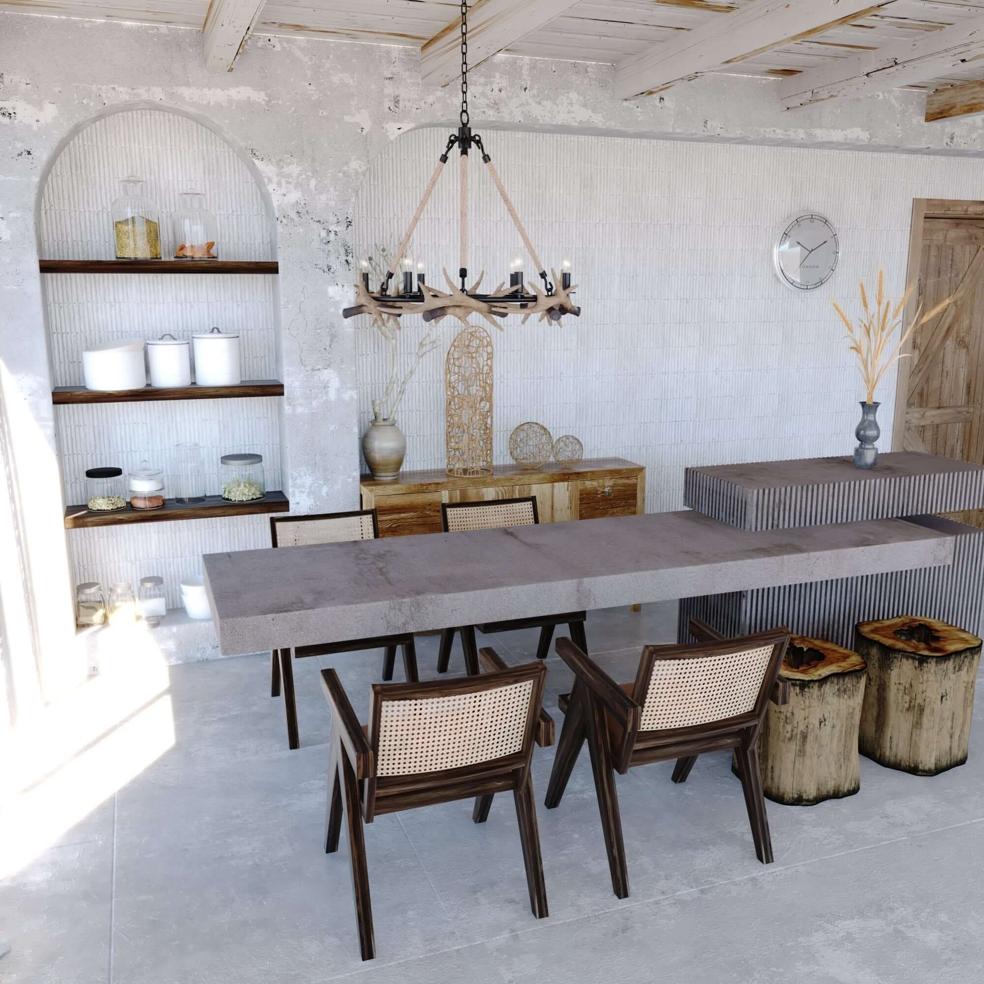 Breckenridge 6-Light Antler Chandelier