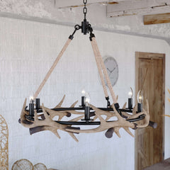Breckenridge 6-Light Antler Chandelier